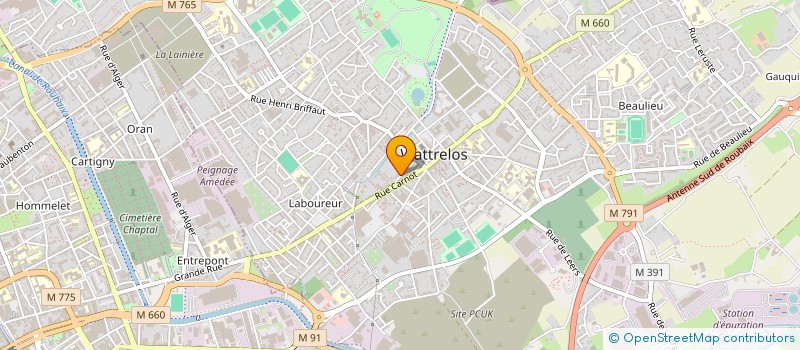 localisation de l'entreprise MADAME SOPHIE MALARET à WATTRELOS