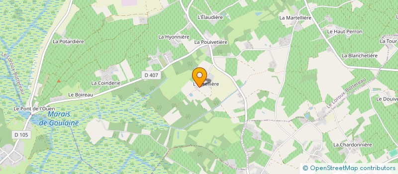 localisation de l'entreprise MADAME SOPHIE MALARY  LE LOROUX-BOTTEREAU