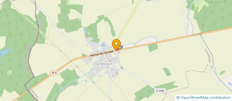 localisation de l'entreprise MADAME SOPHIE MALCOIFFE  COURGIVAUX