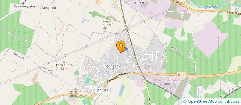 localisation de l'entreprise MADAME SOPHIE MALDEREZ  MONTADY