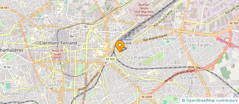 localisation de l'entreprise MADAME SOPHIE MALKI  CLERMONT-FERRAND