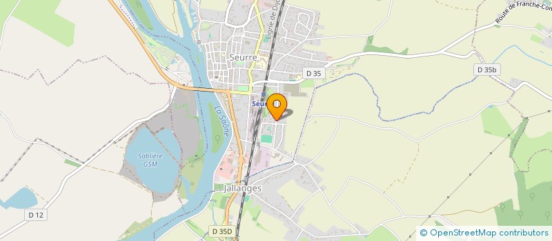 localisation de l'entreprise MADAME SOPHIE MALLEBRERA  SEURRE