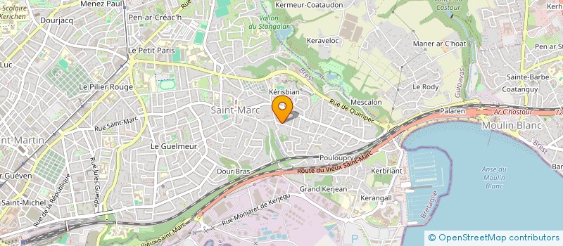 localisation de l'entreprise MADAME SOPHIE MANCELON à BREST