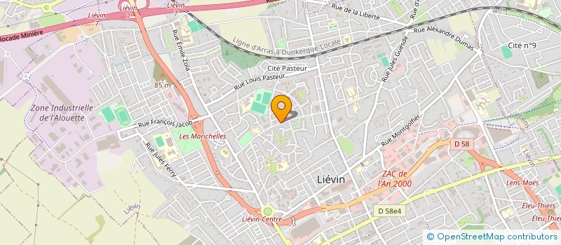 localisation de l'entreprise MADAME SOPHIE MANCZAK  LIEVIN