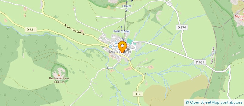 localisation de l'entreprise MADAME SOPHIE MANEVAL à LES ESTABLES