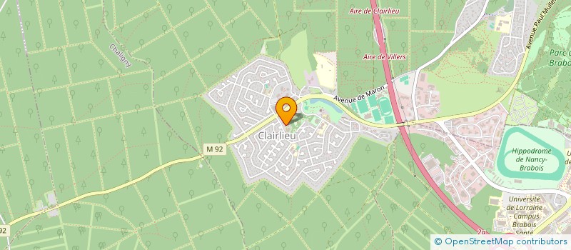 localisation de l'entreprise MADAME SOPHIE MANGEON  VILLERS-LES-NANCY