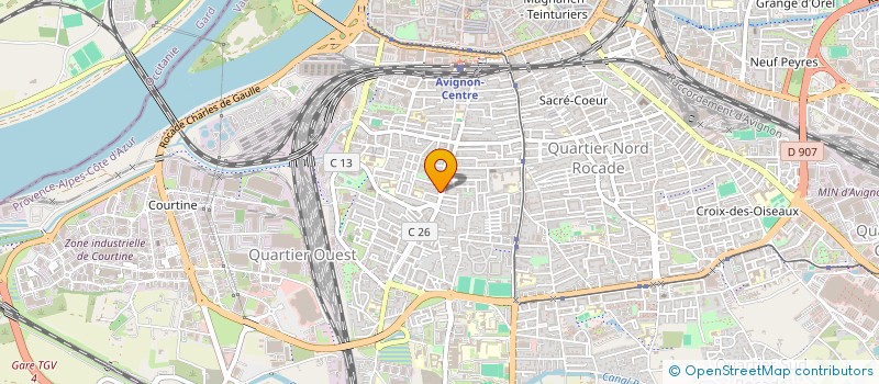 localisation de l'entreprise MADAME SOPHIE MANGIN  AVIGNON