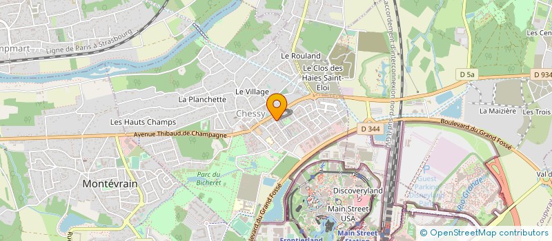 localisation de l'entreprise MADAME SOPHIE MANON  CHESSY