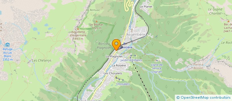 localisation de l'entreprise MADAME SOPHIE MANOUKIAN  CHAMONIX-MONT-BLANC