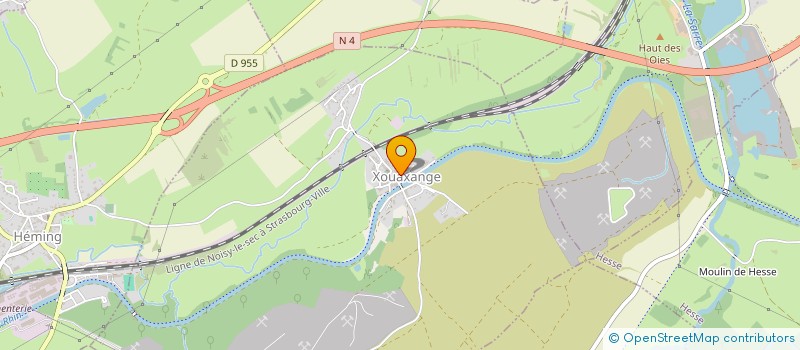 localisation de l'entreprise MADAME SOPHIE MANSUY  XOUAXANGE