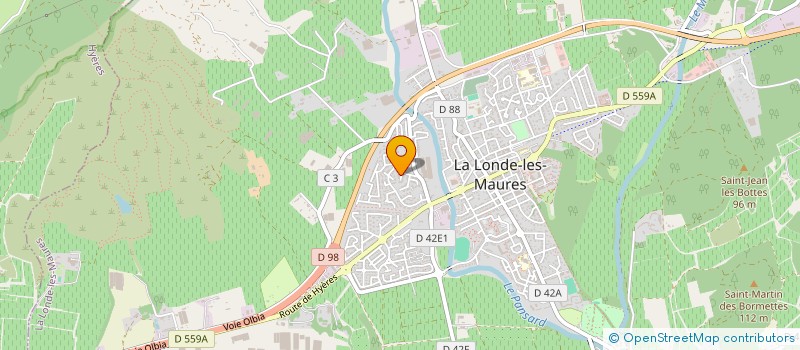 localisation de l'entreprise MADAME SOPHIE MANZANO à LA LONDE-LES-MAURES