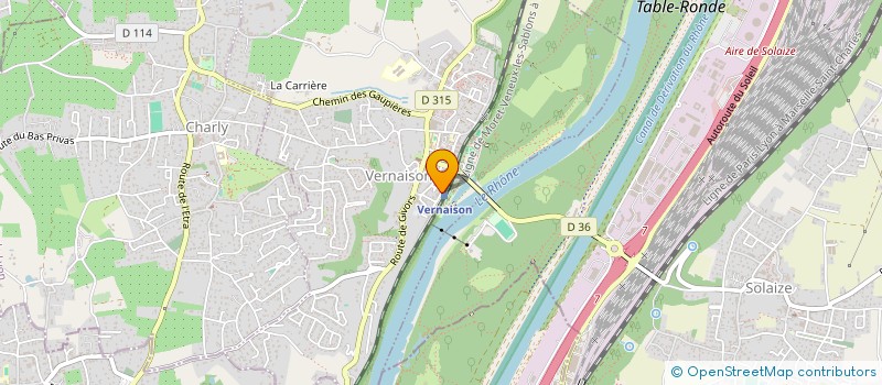 localisation de l'entreprise MADAME SOPHIE MANZETTI  VERNAISON