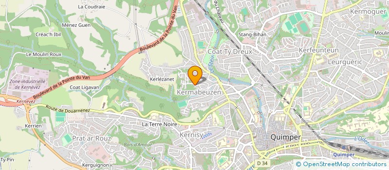 localisation de l'entreprise MADAME SOPHIE MAO à QUIMPER