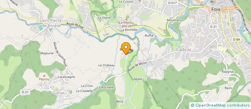 localisation de l'entreprise MADAME SOPHIE MARAIS à GANAC