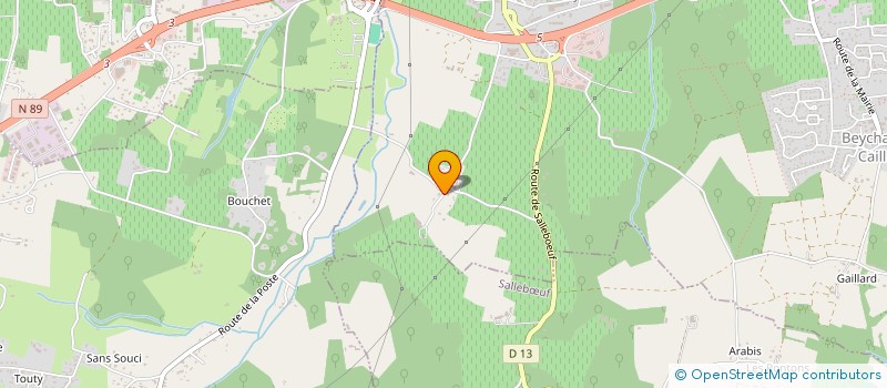 localisation de l'entreprise MADAME SOPHIE MARATHE  BEYCHAC-ET-CAILLAU