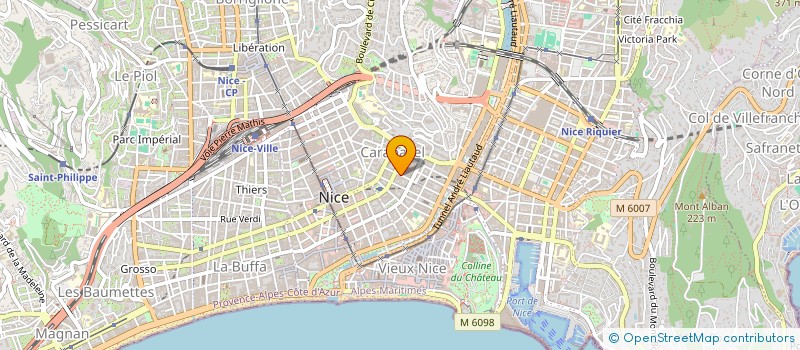 localisation de l'entreprise MADAME SOPHIE MARCEL à NICE