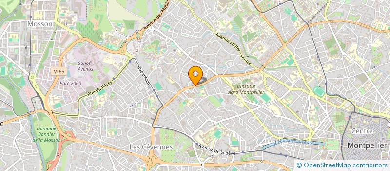 localisation de l'entreprise MADAME SOPHIE MARCEROU à MONTPELLIER