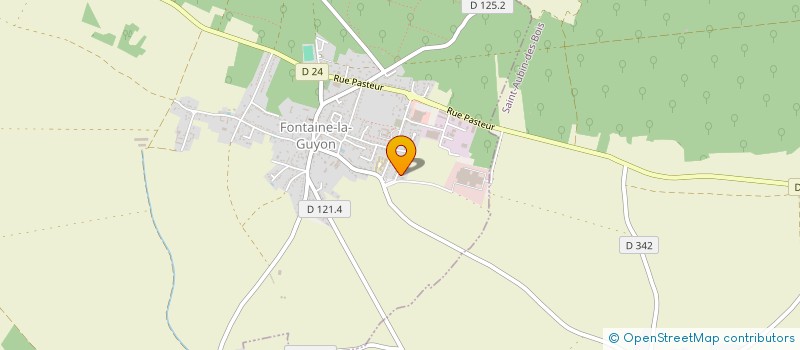 localisation de l'entreprise MADAME SOPHIE MARCETTEAU à FONTAINE-LA-GUYON