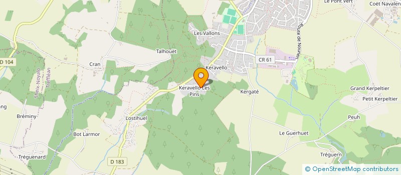 localisation de l'entreprise MADAME SOPHIE MARCHAND à SULNIAC