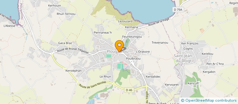 localisation de l'entreprise MADAME SOPHIE MARCHAND  PLOUGASNOU