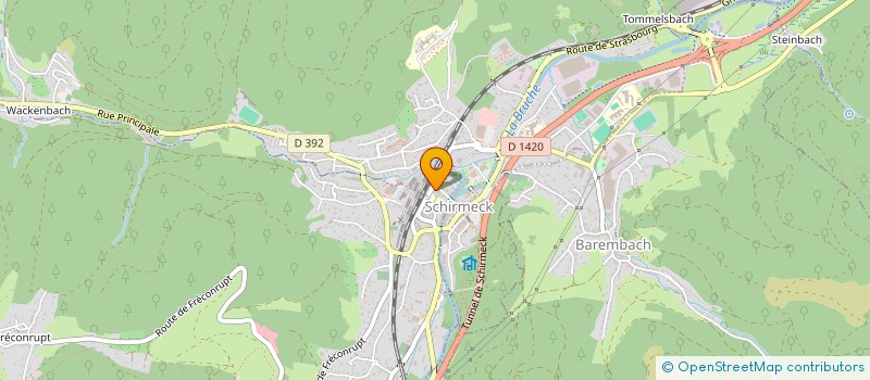 localisation de l'entreprise MADAME SOPHIE MARCHAND  SCHIRMECK