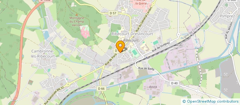 localisation de l'entreprise MADAME SOPHIE MARCHAND  RIBECOURT-DRESLINCOURT