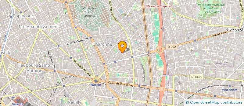 localisation de l'entreprise MADAME SOPHIE MARCHELIN  PARIS