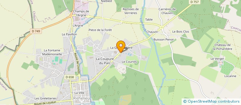 localisation de l'entreprise MADAME SOPHIE MARCHET  CHAVEIGNES