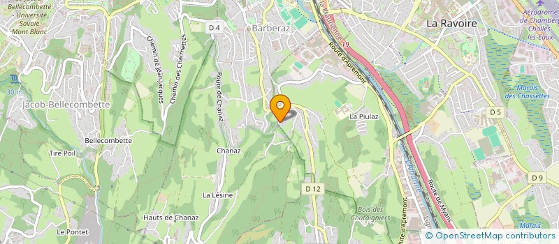 localisation de l'entreprise MADAME SOPHIE MARCINNO  LA RAVOIRE