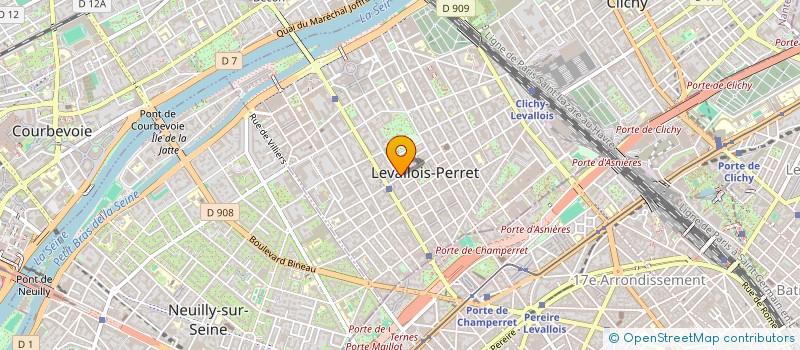 localisation de l'entreprise MADAME SOPHIE MARETTO à LEVALLOIS-PERRET