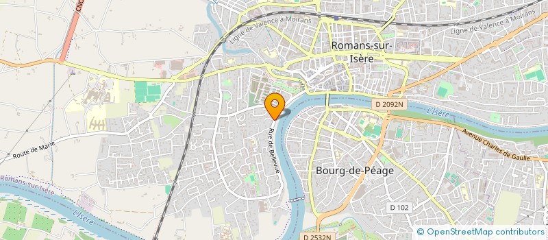 localisation de l'entreprise MADAME SOPHIE MARGULIEW  ROMANS-SUR-ISERE