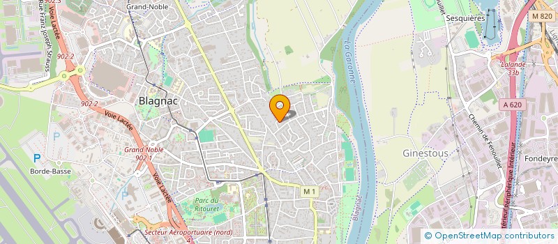 localisation de l'entreprise MADAME SOPHIE MARIANNE DIT JAUDOU  BLAGNAC