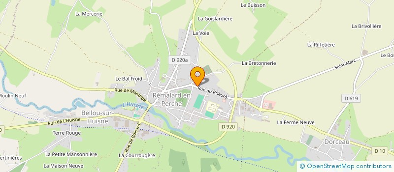localisation de l'entreprise MADAME SOPHIE MARIE NICOLE PERTUY à REMALARD-EN-PERCHE