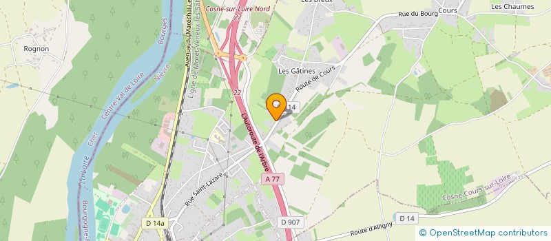 localisation de l'entreprise MADAME SOPHIE-MARIE SOULET  COSNE-COURS-SUR-LOIRE