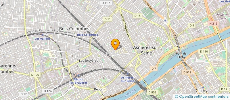 localisation de l'entreprise MADAME SOPHIE MARIE VIEILLEVIGNE à ASNIERES-SUR-SEINE