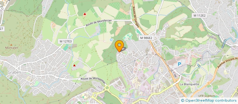 localisation de l'entreprise MADAME SOPHIE MARIEN à GRABELS