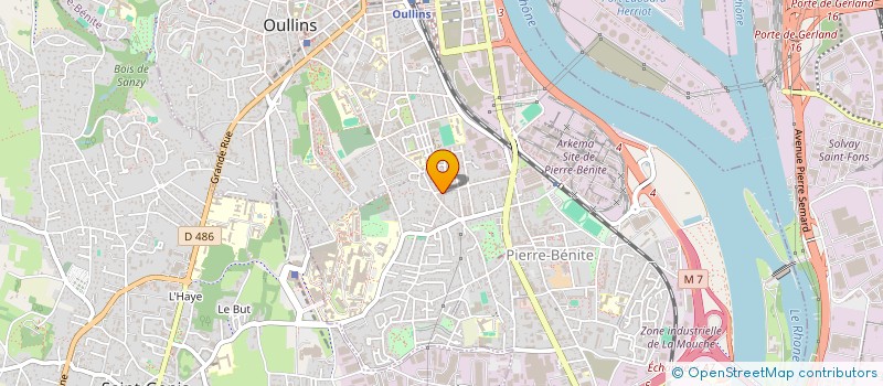 localisation de l'entreprise MADAME SOPHIE MARION  IRIGNY