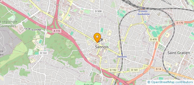 localisation de l'entreprise MADAME SOPHIE MARION  SANNOIS