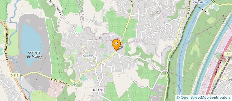 localisation de l'entreprise MADAME SOPHIE MARQUET  MILLERY