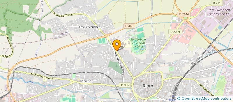 localisation de l'entreprise MADAME SOPHIE MARQUET  VOLVIC