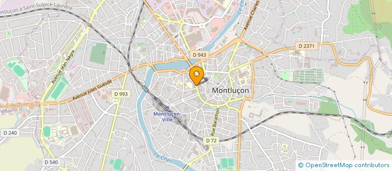 localisation de l'entreprise MADAME SOPHIE MARQUINE à MONTLUCON
