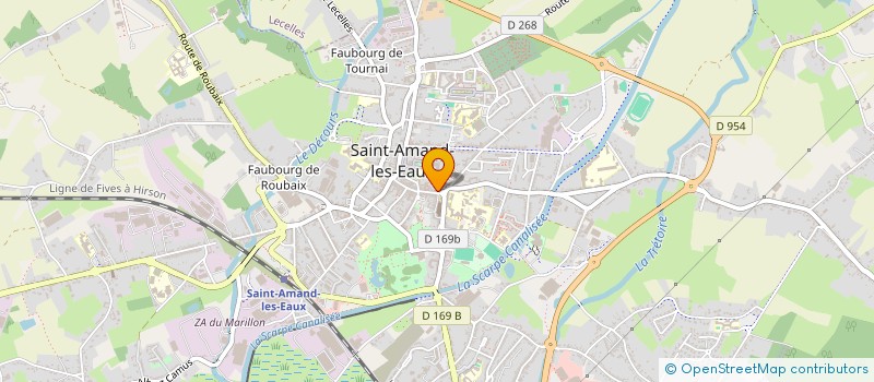 localisation de l'entreprise MADAME SOPHIE MARTEL à SAINT-AMAND-LES-EAUX