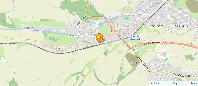 localisation de l'entreprise MADAME SOPHIE MARTEL  CAMBLAIN-CHATELAIN