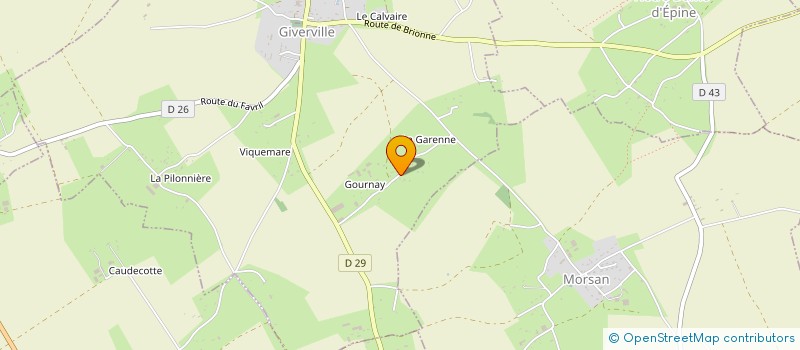 localisation de l'entreprise MADAME SOPHIE MARTEL  GIVERVILLE