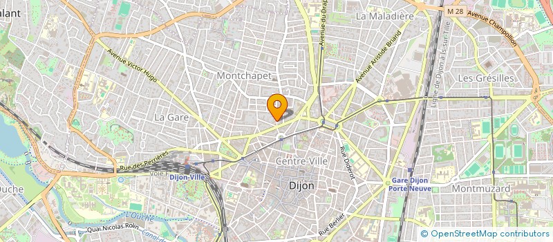 localisation de l'entreprise MADAME SOPHIE MARTEL  DIJON