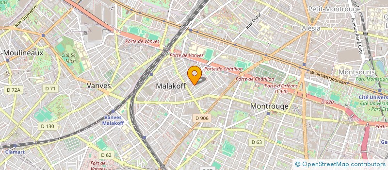 localisation de l'entreprise MADAME SOPHIE MARTIGNON à MALAKOFF