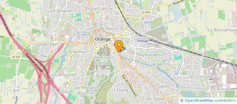 localisation de l'entreprise MADAME SOPHIE MARTIN à ORANGE