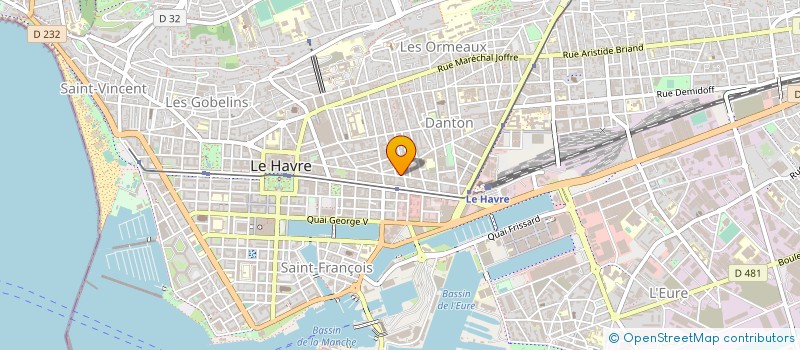 localisation de l'entreprise MADAME SOPHIE MARTIN à LE HAVRE