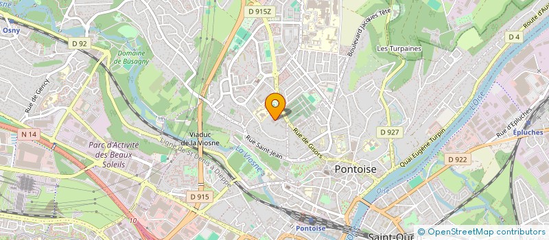 localisation de l'entreprise MADAME SOPHIE MARTIN à PONTOISE