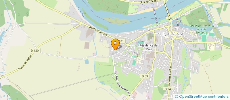 localisation de l'entreprise MADAME SOPHIE MARTIN à SULLY-SUR-LOIRE